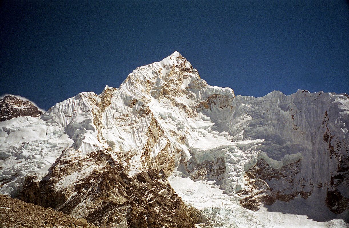 18 Nuptse And Everest From Pumori Base Camp Near Gorak Shep